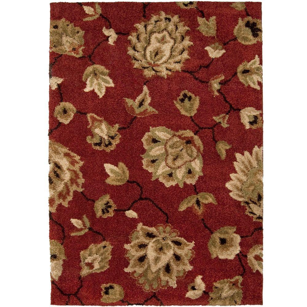 Orian Rugs Como Rouge 6 Ft. 7 In. X 9 Ft. 8 In. Area Rug-238129 - The ...