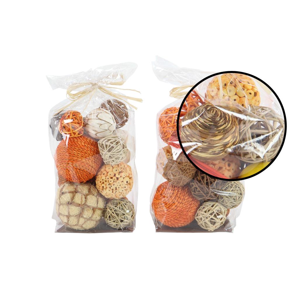 Litton Lane Multi Colored Natural Plant Fiber Dried Decoration