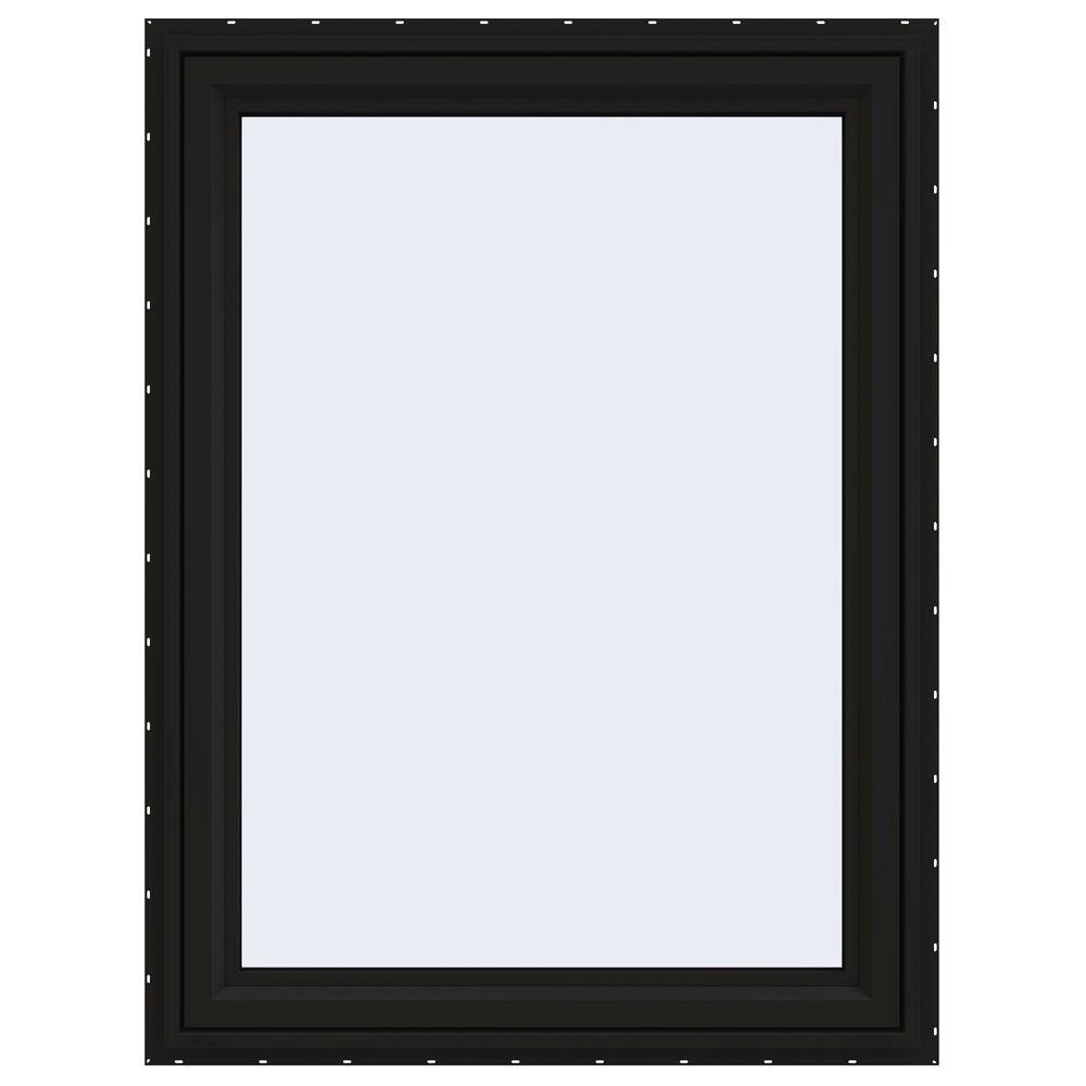 JELD-WEN 35.5 in. x 47.5 in. V-4500 Series Left-Hand Casement Vinyl ...