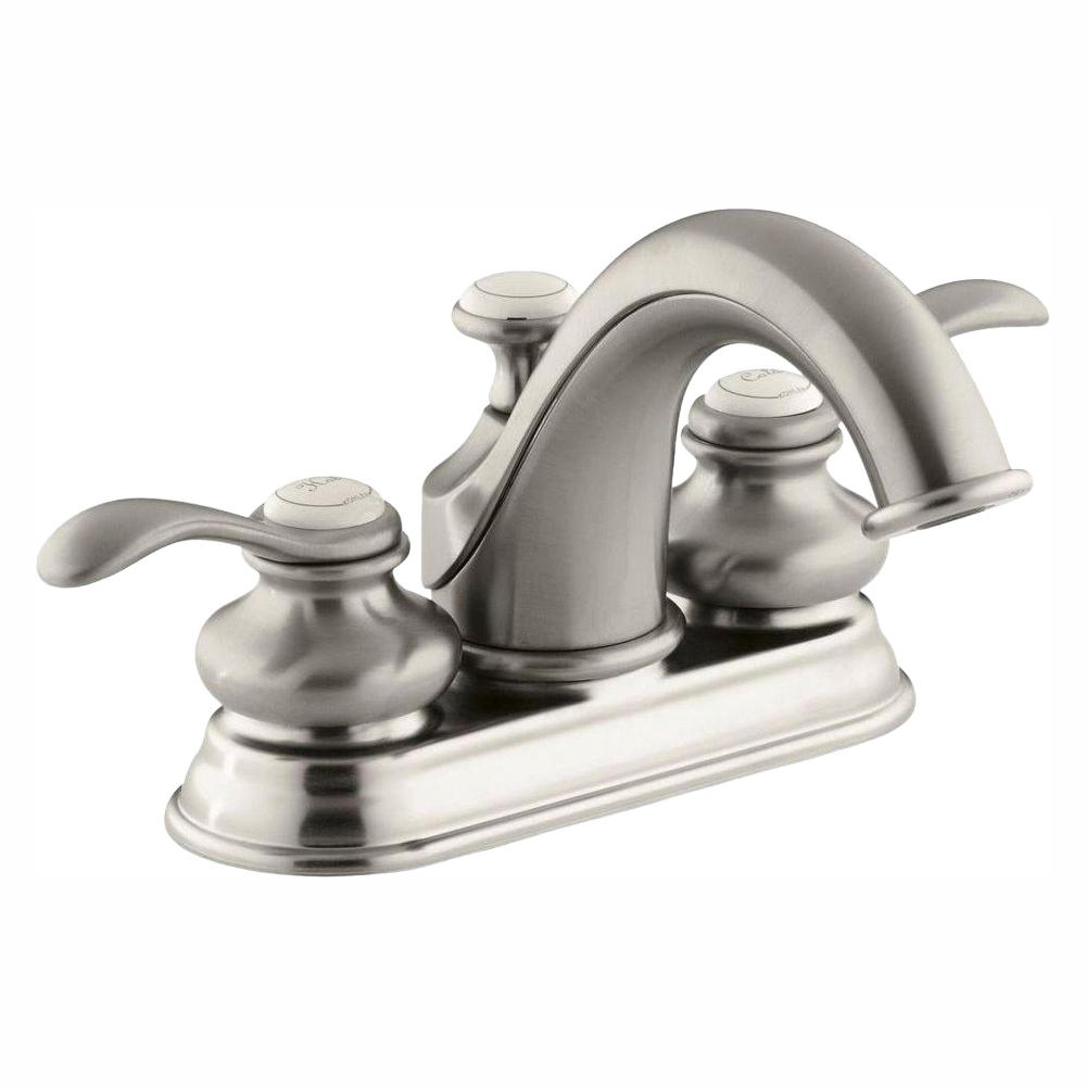 KOHLER Fairfax 4 in. Centerset 2Handle LowArc WaterSaving Bathroom