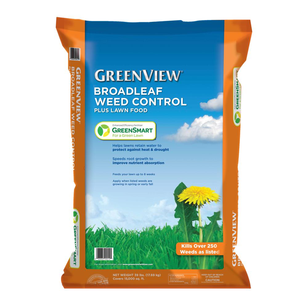 GreenView 39 lbs. Weed and Feed-2131181 - The Home Depot