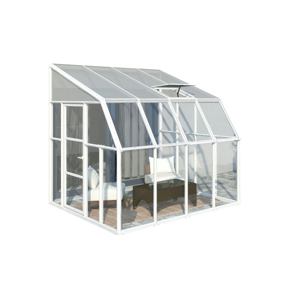 Rion Sun Room 8 Ft X 8 Ft Clear Greenhouse 702121 The Home Depot