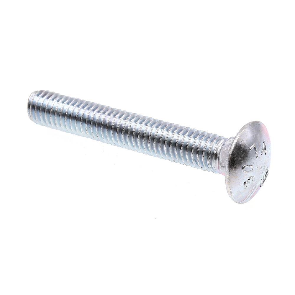30 PCS 1//2-13x1 Grade 5 Full Thread Carriage Bolts Zinc Clear