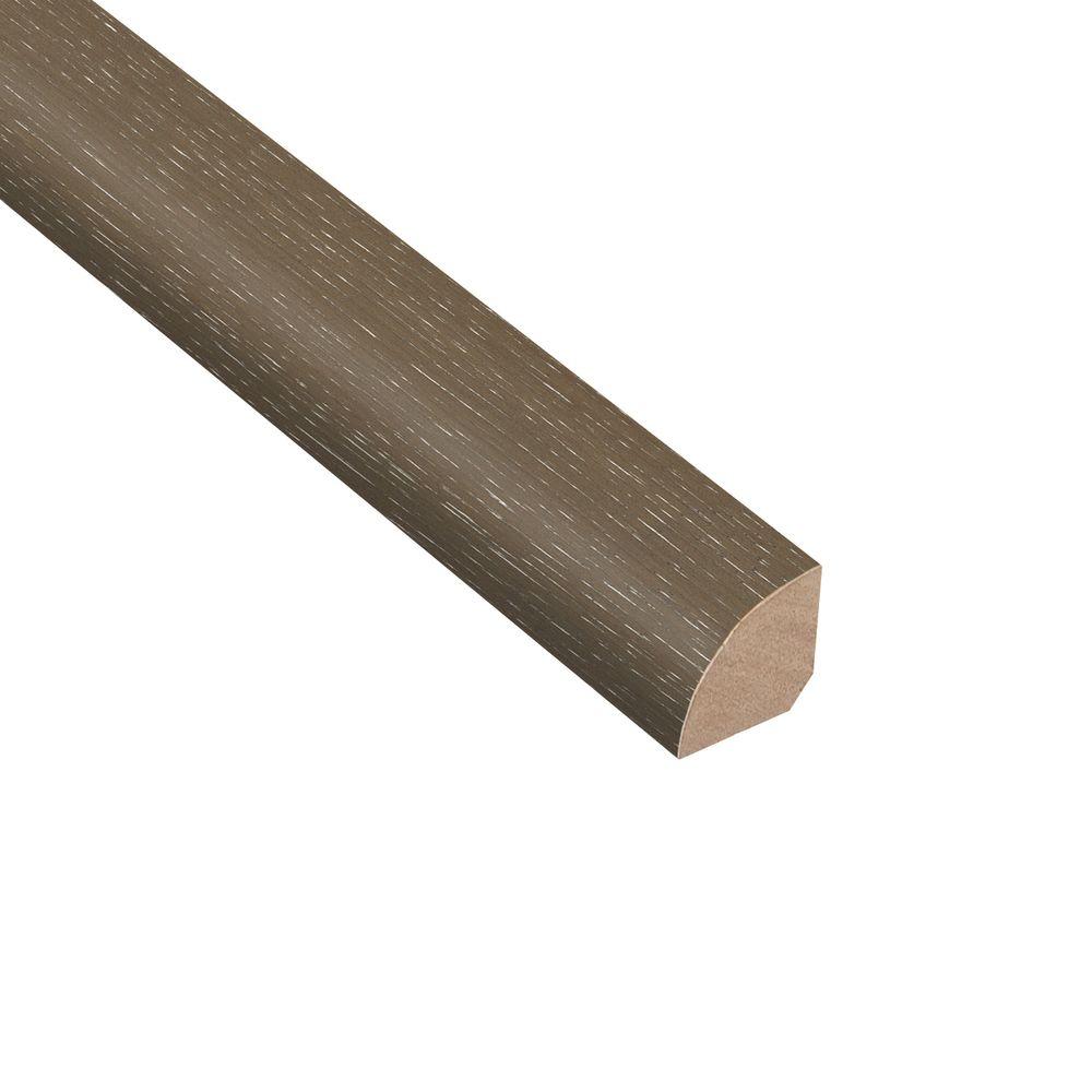 Home Legend Wire Brushed Hickory Grey 3 4 In Thick X 3 4 In Wide X 94 In Length Hardwood Quarter Round Molding