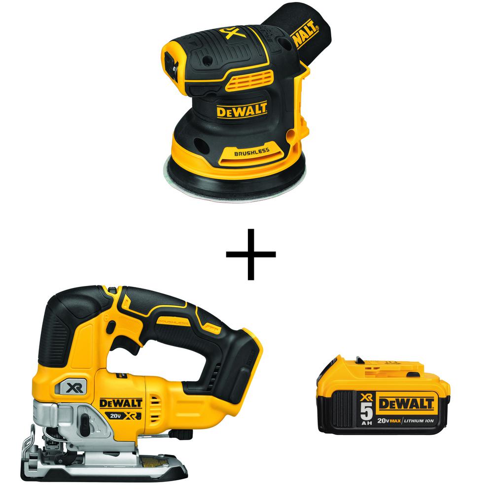 DEWALT 20Volt LiIon Cordless Brushless 5 in. Random Orbit Sander