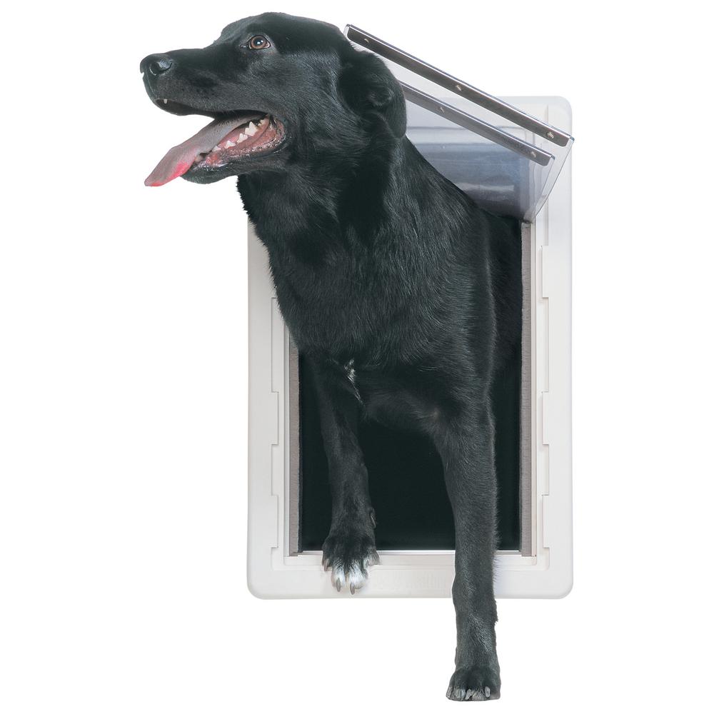 Ideal Pet 9 75 In X 17 In Extra Large Single Replacement Flap For Ruff Weather Dog And Pet Doors