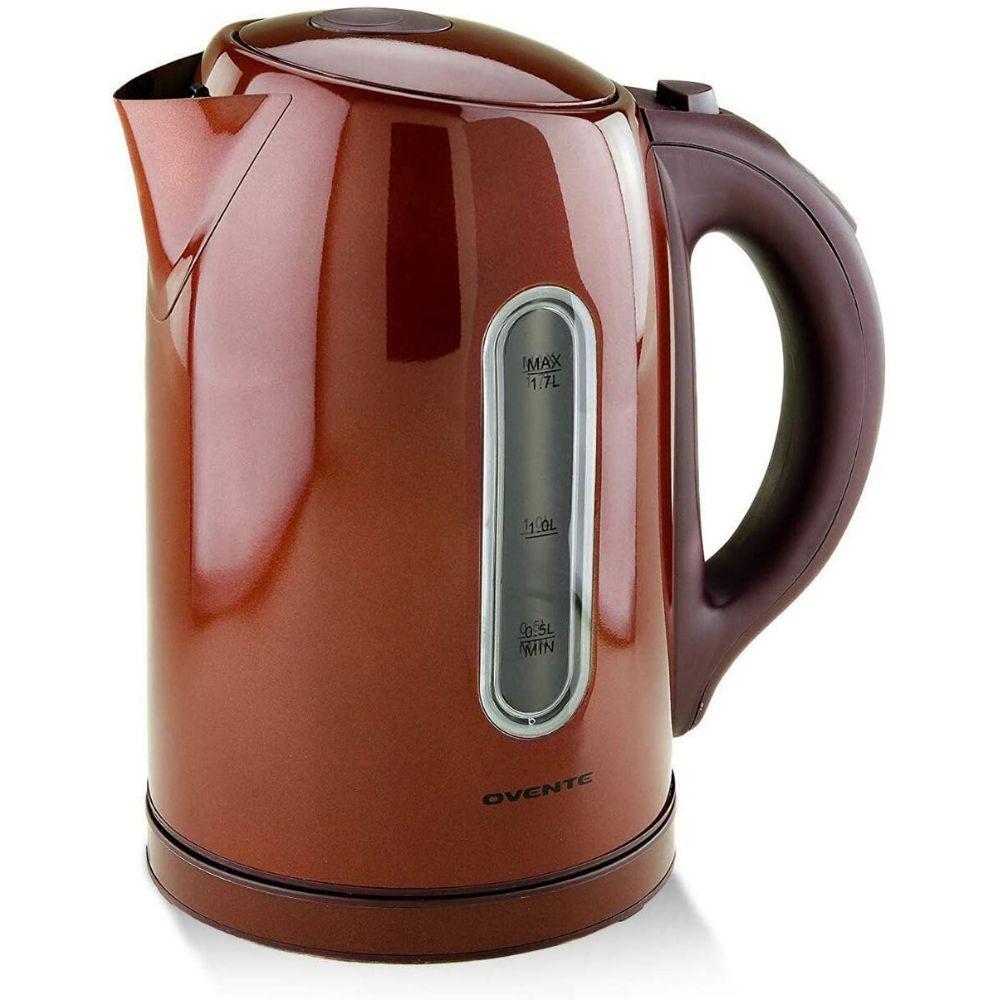Ovente 7.1Cup Brown Stainless Steel Electric Kettle Electric Kettle