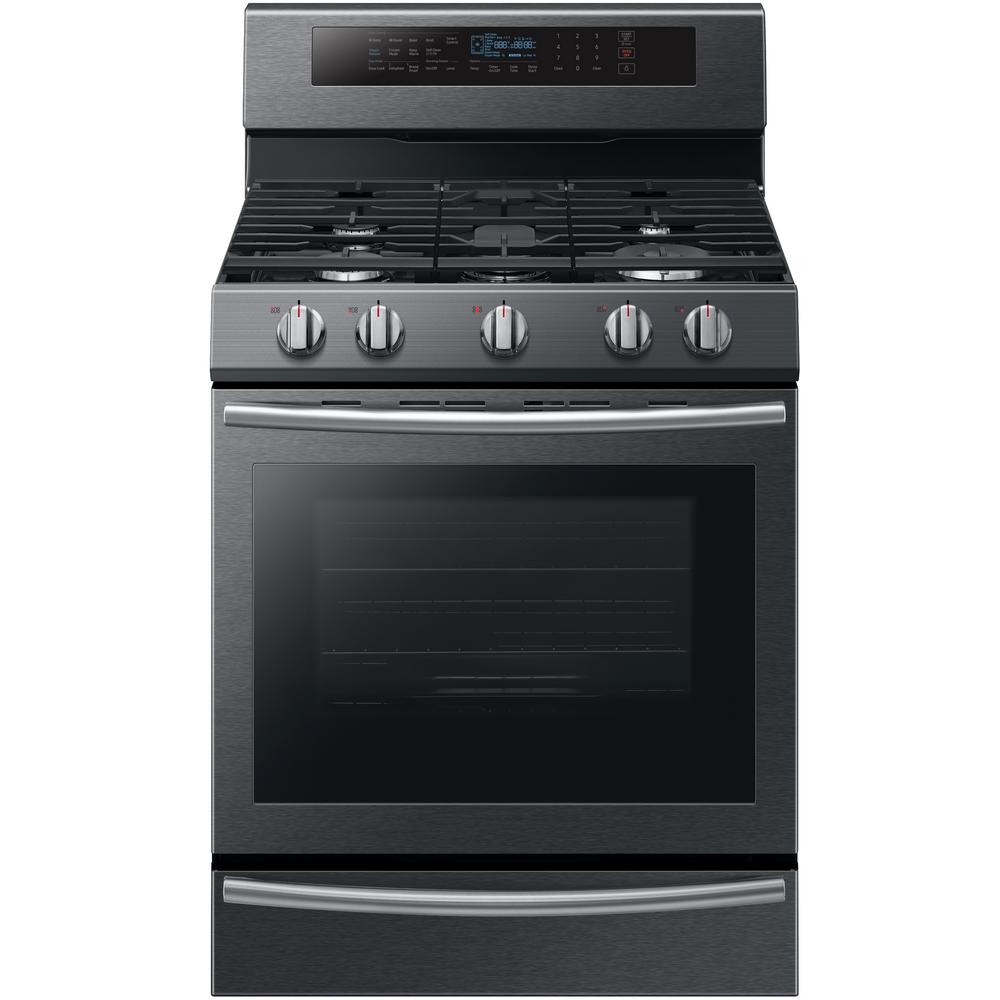Samsung 30 in. 5.8 cu. ft. Single Oven Gas Range with True Convection