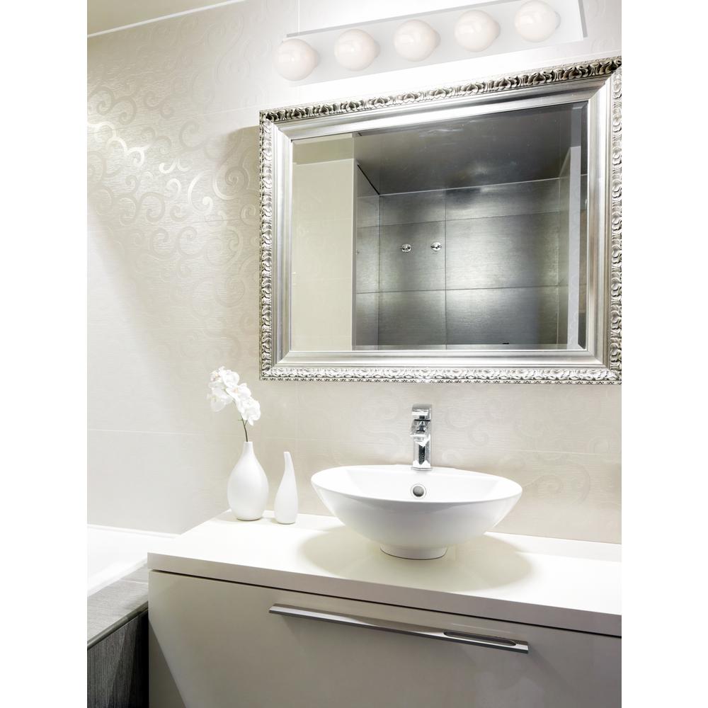 Volume Lighting 5 Light Indoor White Beauty Makeup Hollywood Bath Or Vanity Bar Wall Mount Sconce V1025 6 The Home Depot - 6 Bulb Vanity Light Bar White Volume Lighting 5 Light Indoor White Beauty Makeup Hollywood Bath Or Vanity Bar Wall Mount Sconce V1025 6 The Home Depot - 6 Bulb Vanity Light Bar White