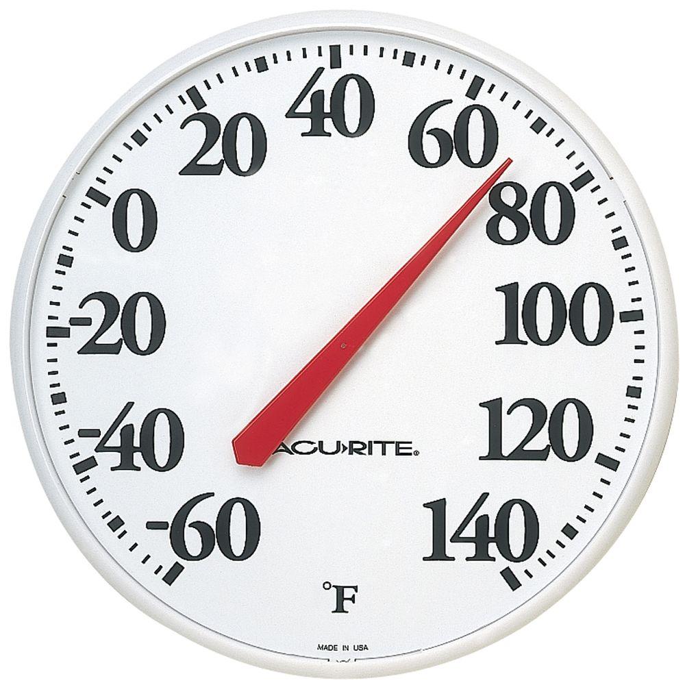 Acurite 12 5 In Thermometer 01360hda2 The Home Depot Thermometer