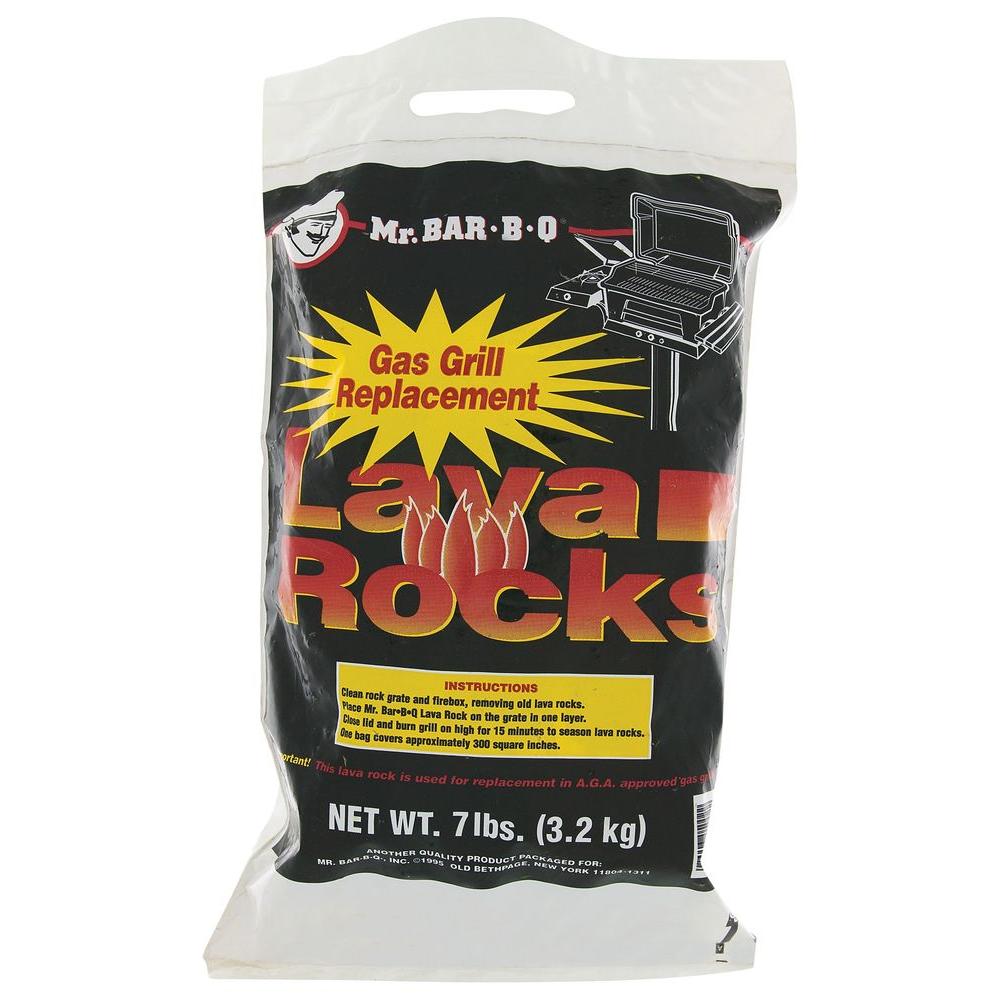 Mr Bar B Q 7 Lb Lava Rock 05002 The Home Depot