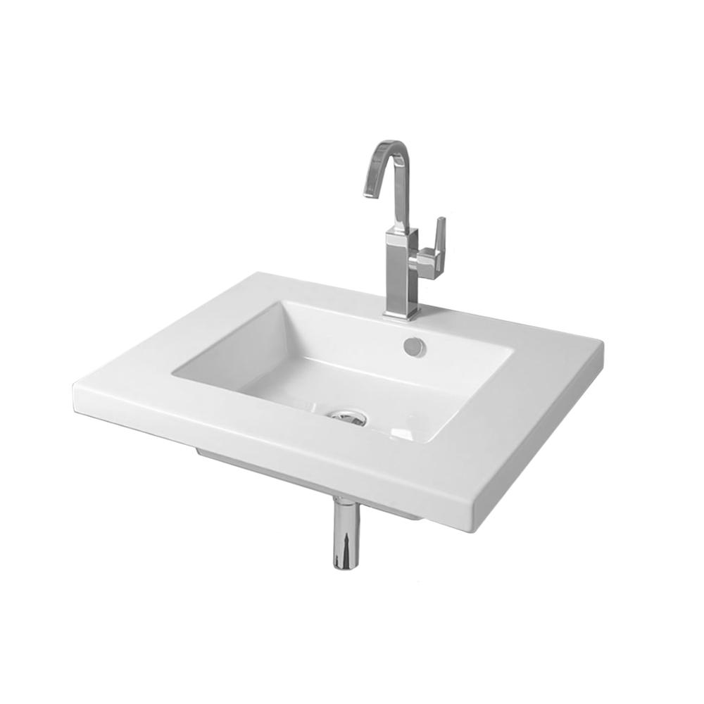 Nameeks Mars Wall Mounted Ceramic Bathroom Sink In White Tecla Nameeks Mars Wall Mounted Ceramic Bathroom Sink In White