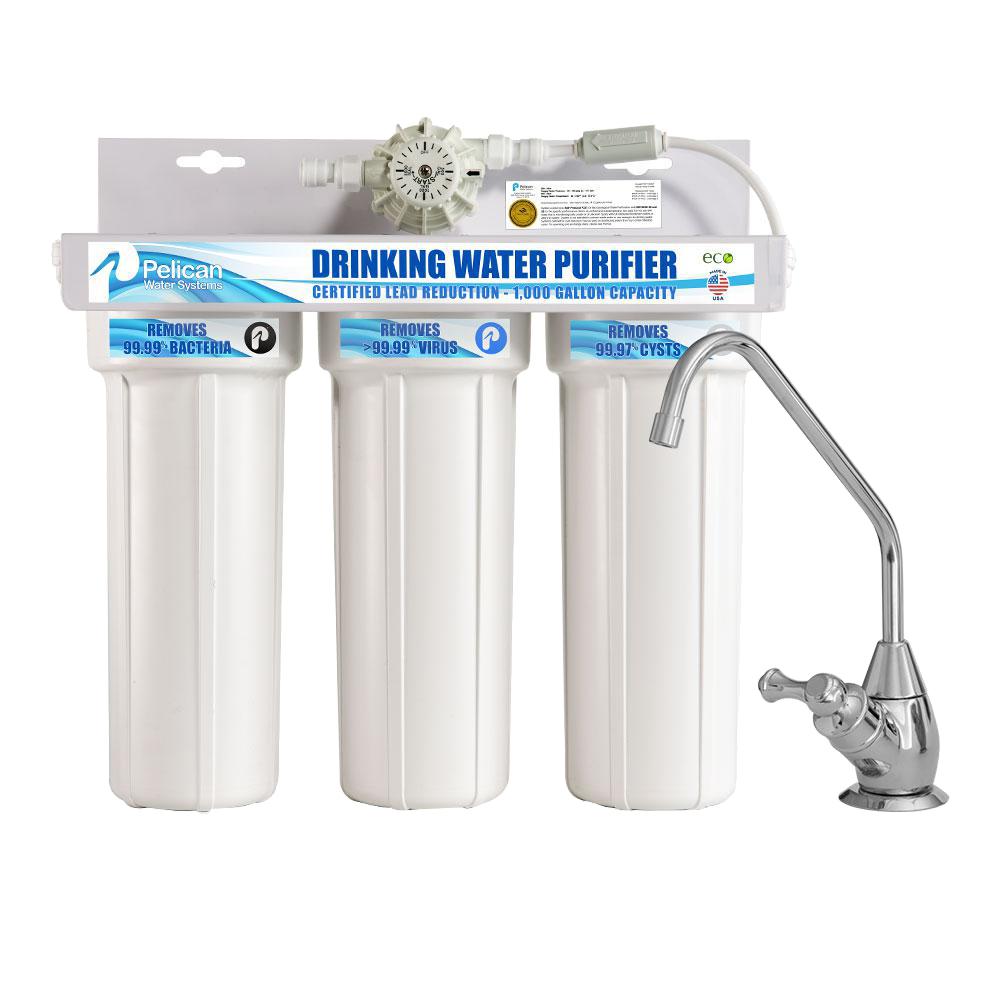 Pelican Water Drinking Water Purifier Dispenser Filtration System