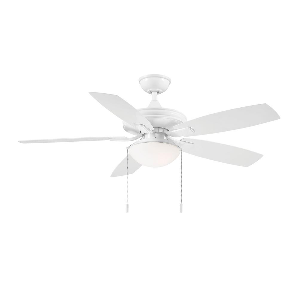 Hampton Bay Gazebo Iii 52 In White Led Indoor Outdoor Ceiling Fan Hampton Bay Gazebo Iii 52 In White Led