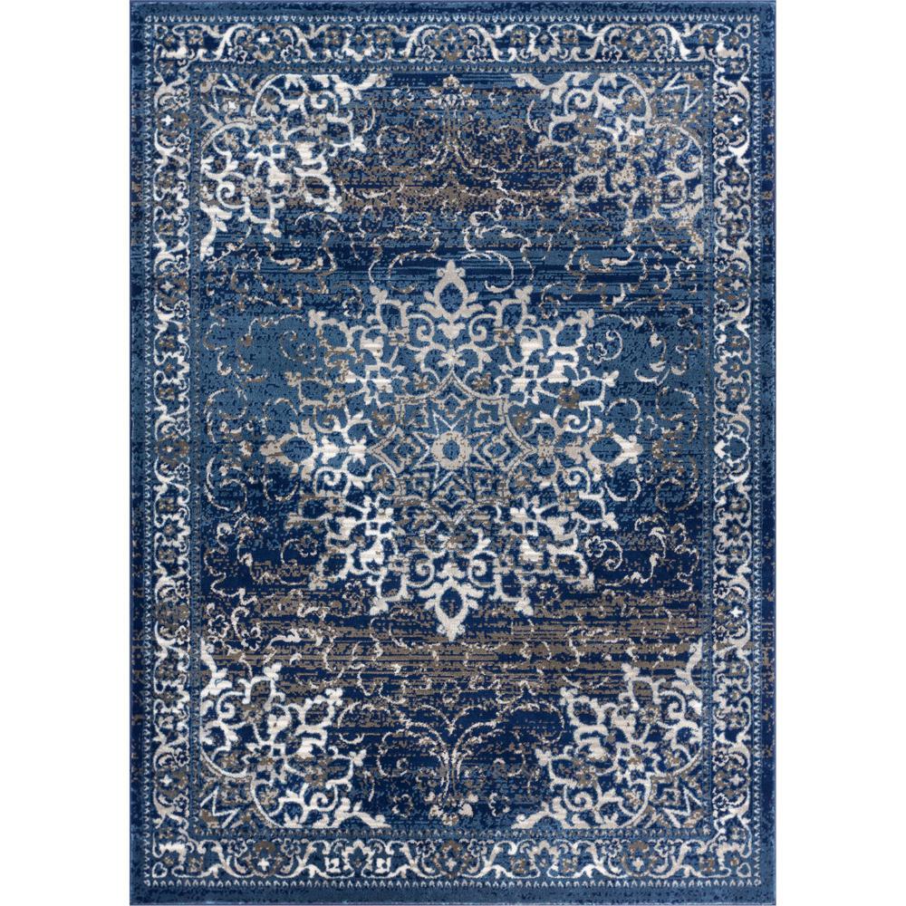 Well Woven New Age Sultana Blue 5 Ft X 7 Traditional Medallion Well Woven New Age Sultana Blue 5 Ft X 7 Traditional Medallion Vintage