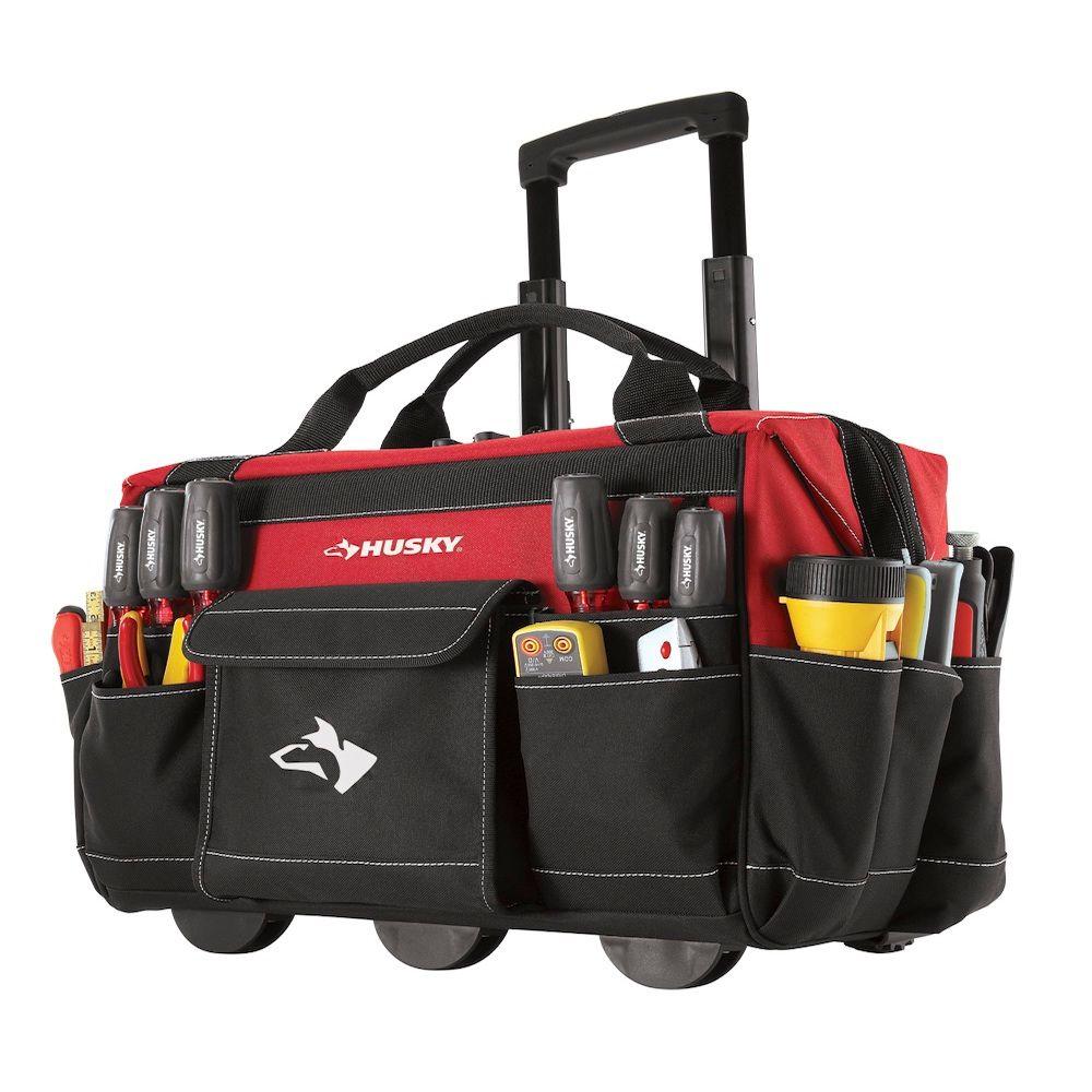 husky pro grade rolling tote