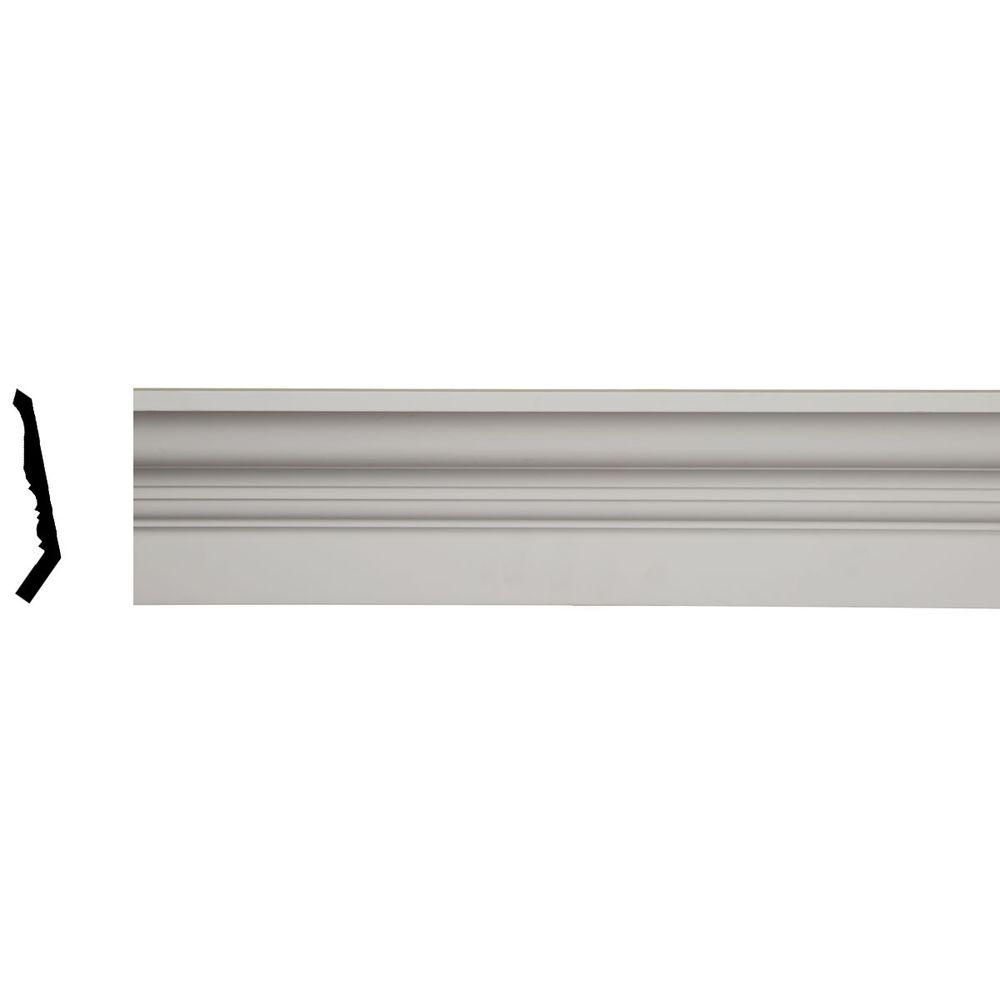 Ekena Millwork 51/2 in. x 96 in. x 67/8 in. Polyurethane Crown Fascia