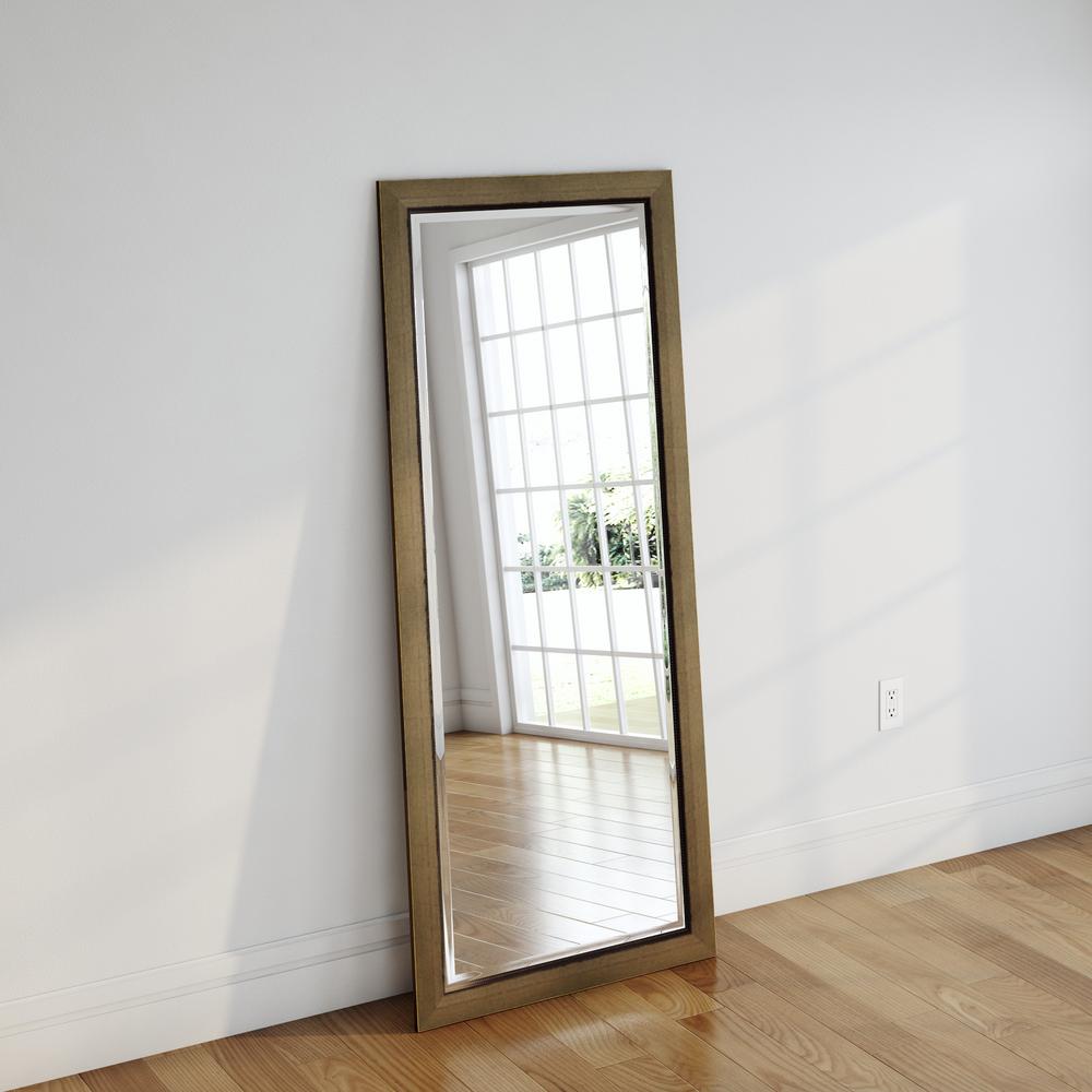30 In X 70 5 Golden Lowe Beveled Oversized Full Mirror Golden Lowe Beveled Oversized Full