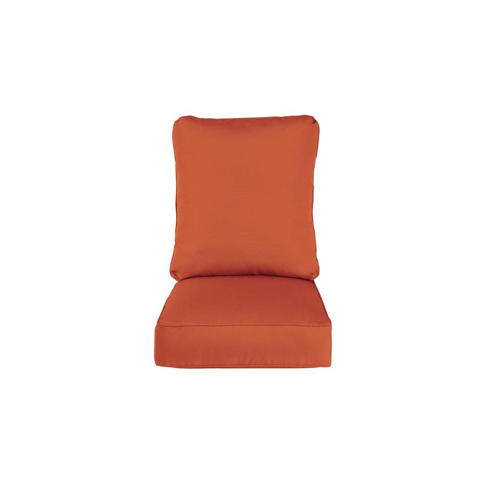 Brown Jordan Outdoor Chair Cushions The Home Vineyard Replacement Outdoor Motion Lounge Chair Cushion In Cinnabar