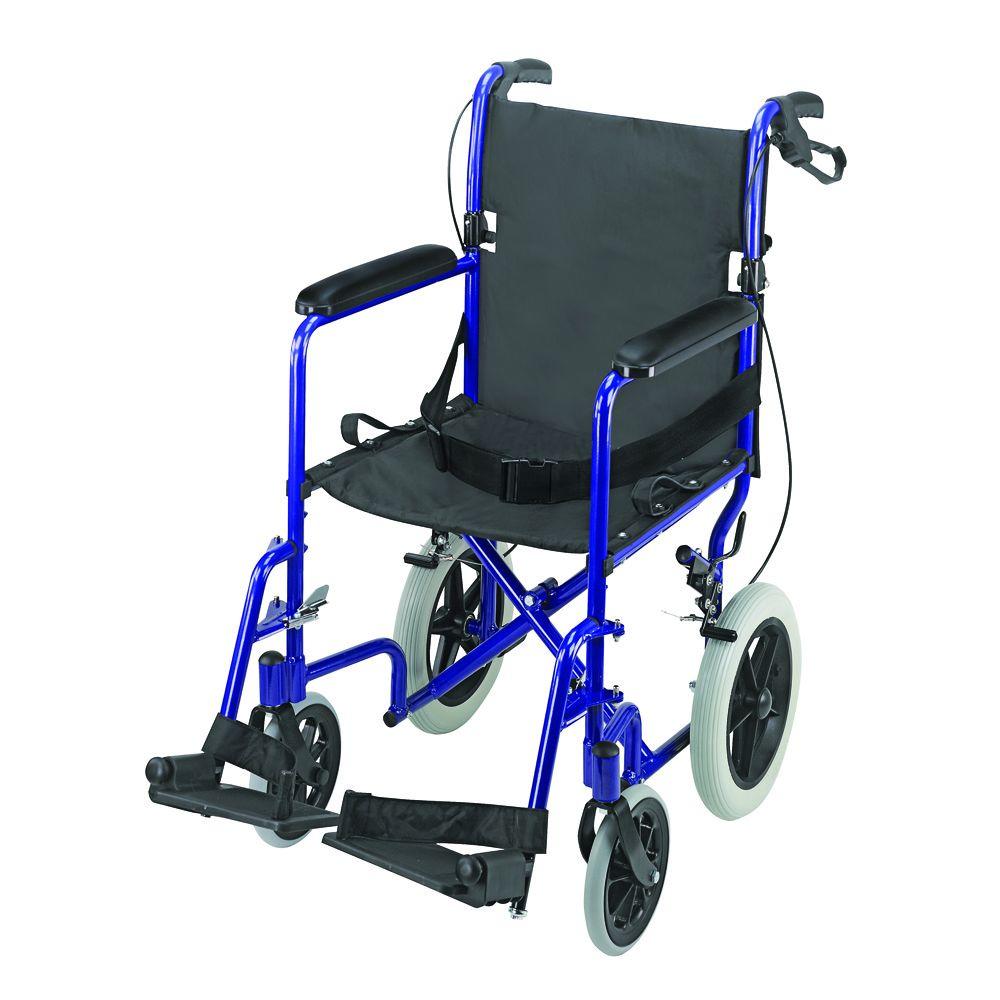DMI Lightweight Transport Chair in Aluminum50110512178 The Home Depot