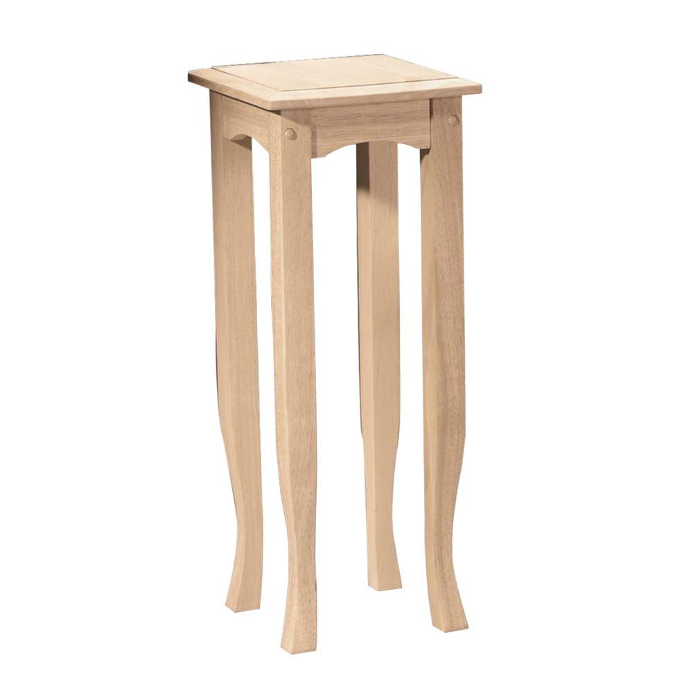 International Concepts Portman Unfinished End Table OT42 The Home Depot