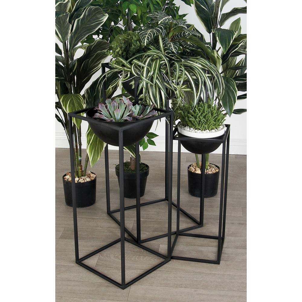 Featured image of post Black Mid Century Plant Stand : Wholesale mid century vertical indoor tall black metal plant holder flower pot with stand.