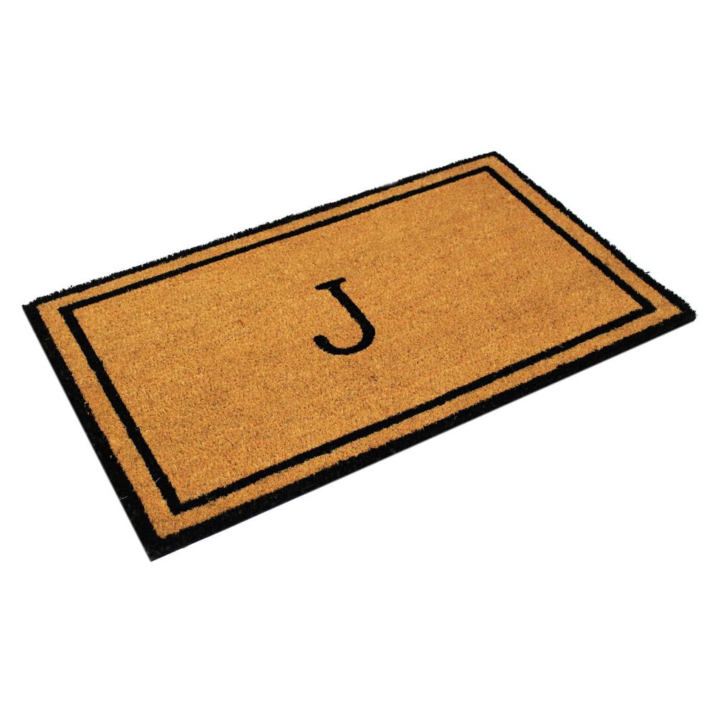 Envelor Customized Monogram Collection Letter J 30 In X 18 In