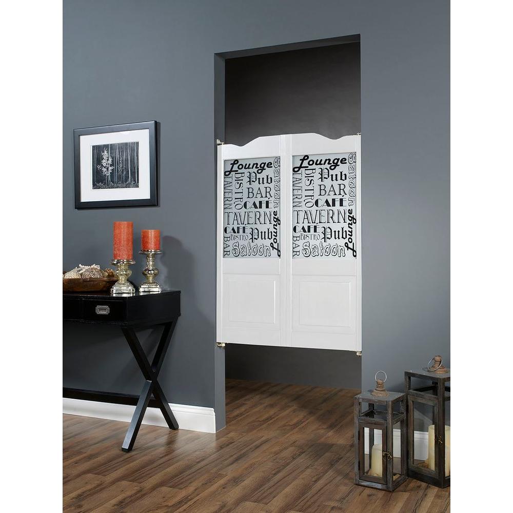 Pinecroft 36 In X 42 In Pub Decorative Glass Over Wood Raised
