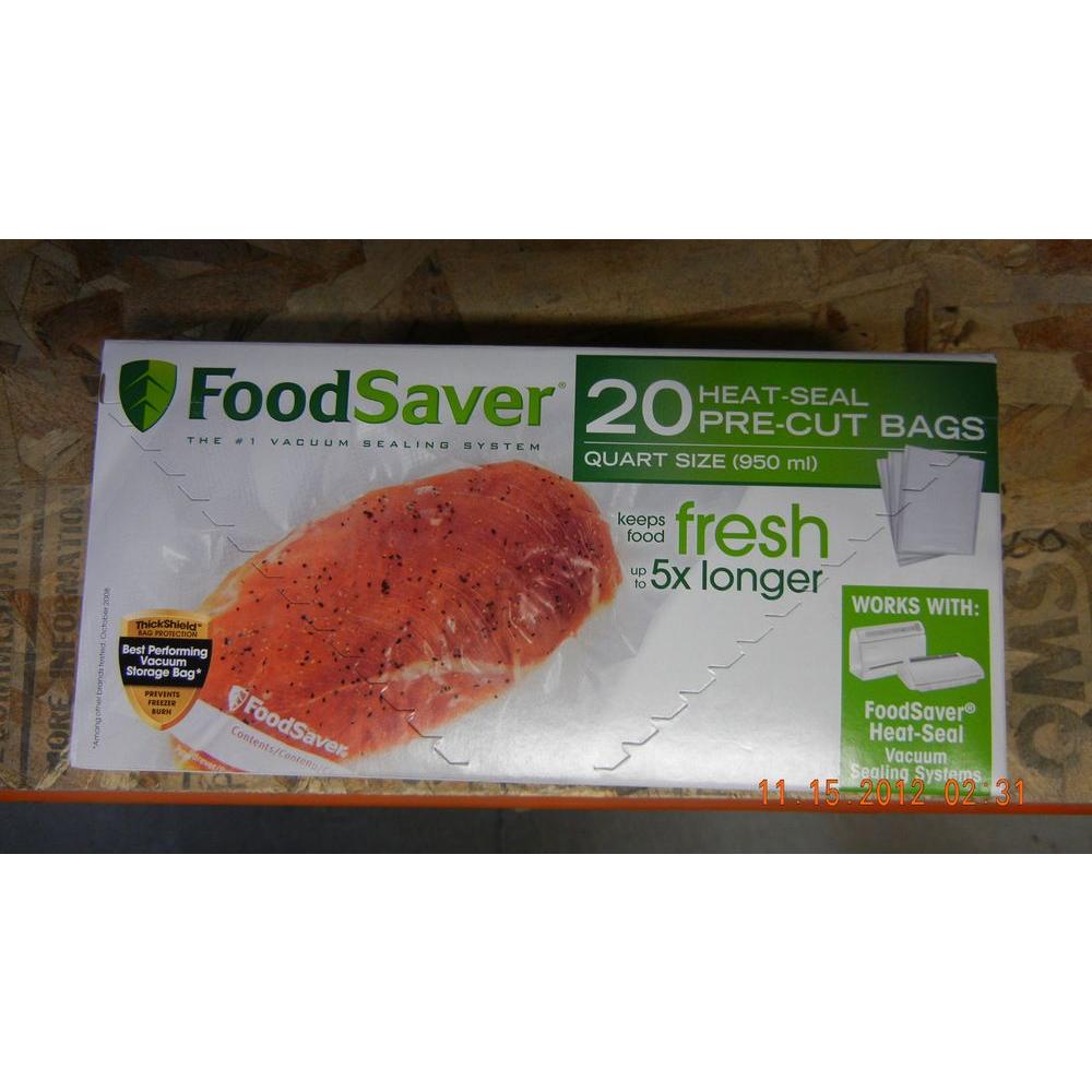 Foodsaver Vacuum Sealer Bag Set Of 20