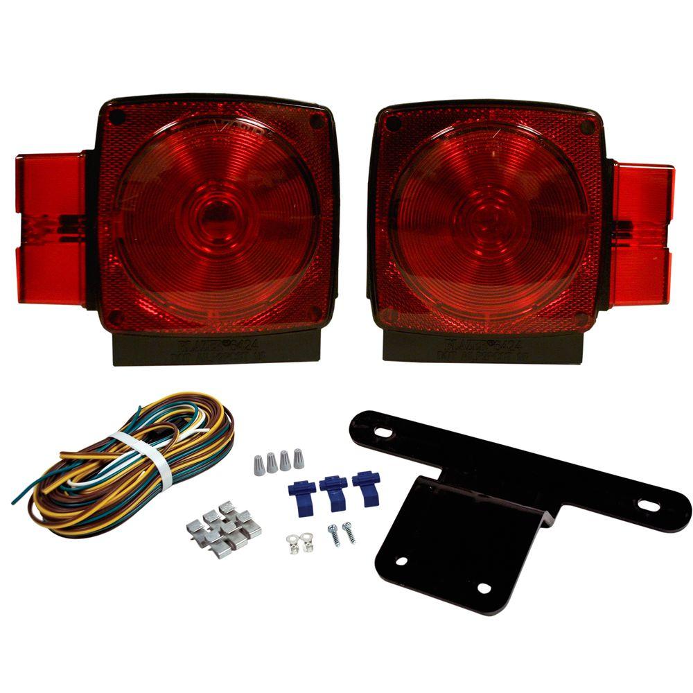 12V Submersible Square Led Trailer Light Kit,Stop Tail Light Turn