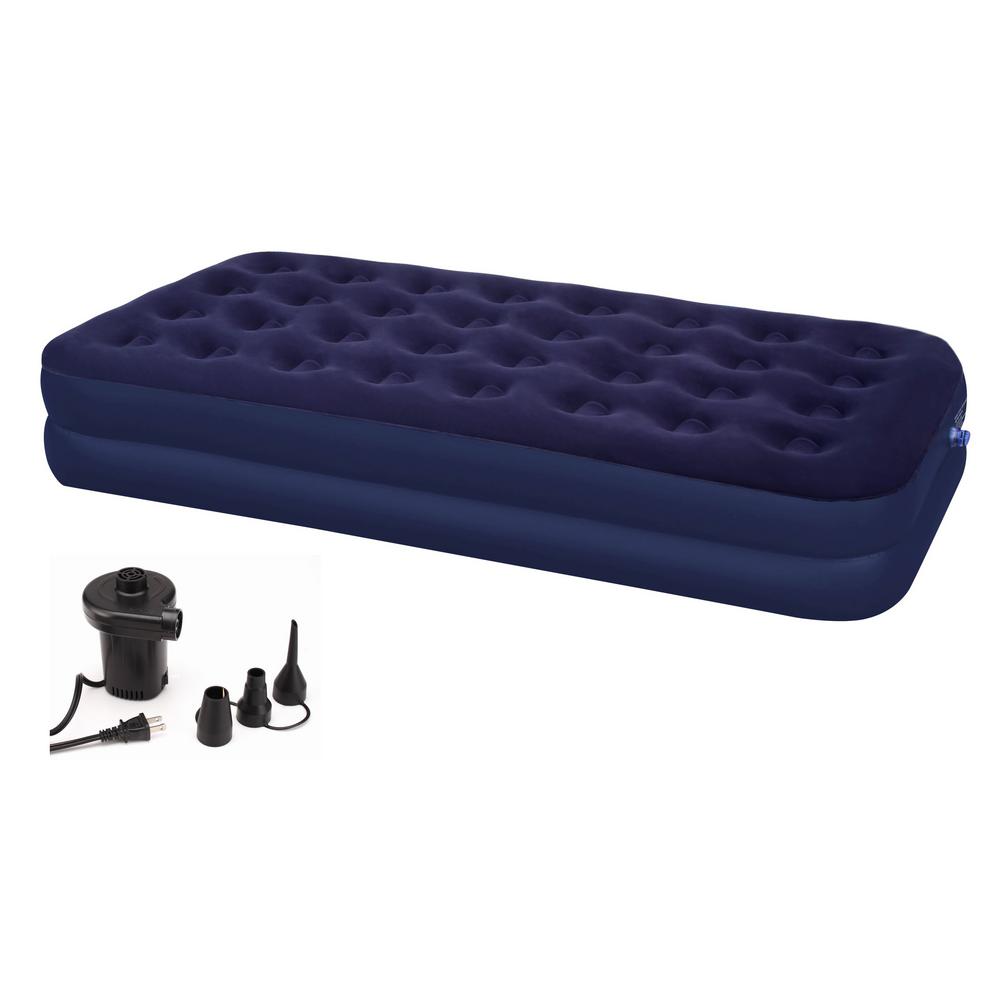 ACHIM Second Avenue 14 in. Depth Twin Air Mattress with Pump 