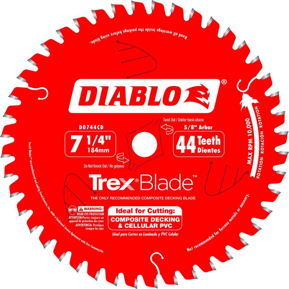 10 PACK D0724DA Diablo 7-1//4/" 24T Demo Demon Framing /& Demolition Saw Blade