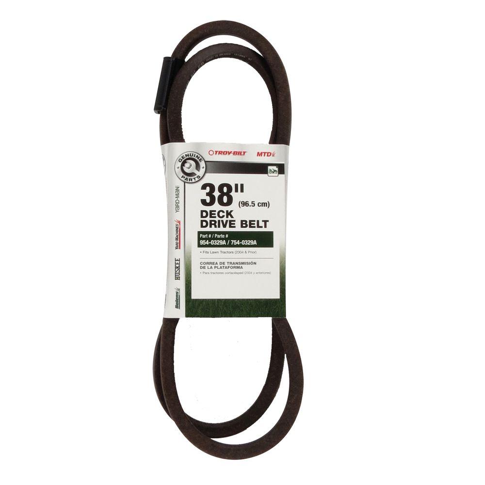 yard machines replacement engines \u0026 parts outdoor power MTD Rear Axle Diagram deck belt for 38 in lawn tractor 2004 and prior 754 0329a