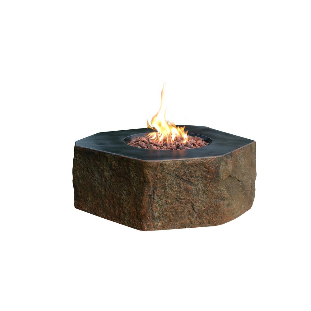 Elementi Hampton 32 In X 14 Rectangle Concrete Propane Fire Pit Elementi Hampton 32 In X 14 Rectangle Concrete Propane Fire Pit Table With Burner And Lava Rock