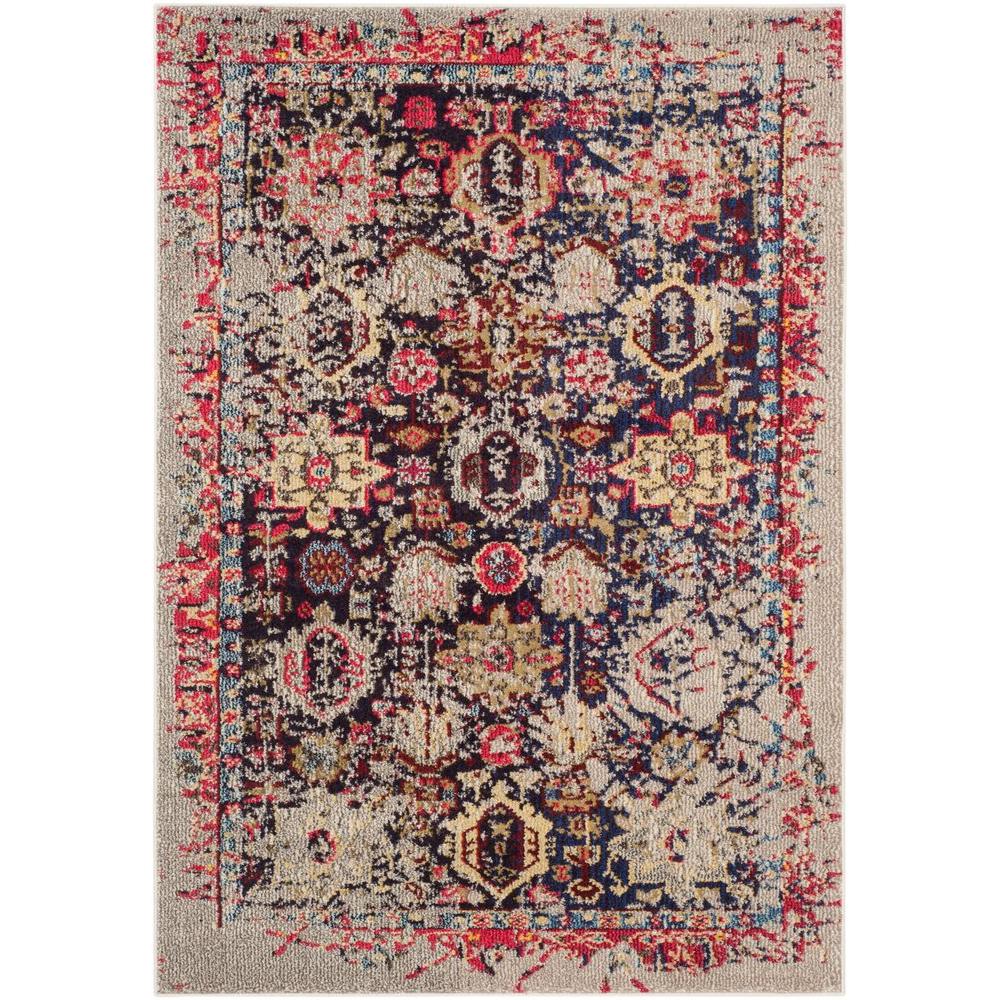 Safavieh Monaco Grey Multi 3 Ft X 5 Area Rug Mnc206g The Safavieh Monaco Grey Multi 3 Ft X 5 Area Rug