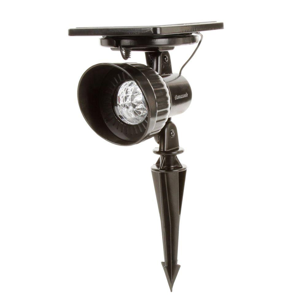 Gama Sonic Progressive Solar Powered Integrated Led Warm White Led Accent Spotlight Gs 103 Ww The Home Depot
