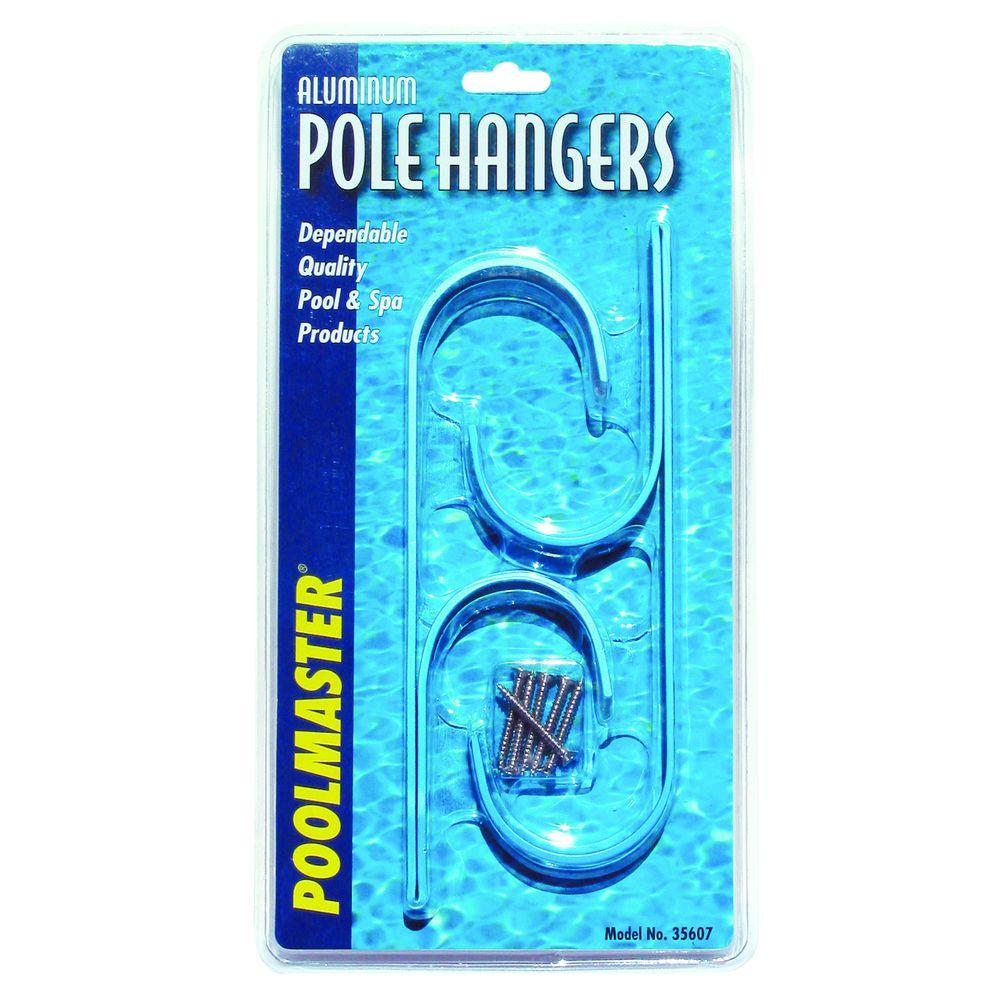 Poolmaster Aluminum Swimming Pool Pole Hangers (2Pack)35607 The
