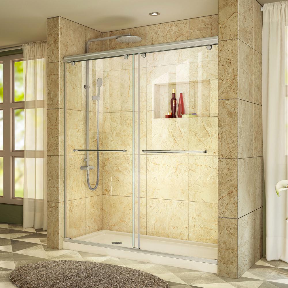 Clear Acrylic Shower Stalls Kits Showers The Home Depot
