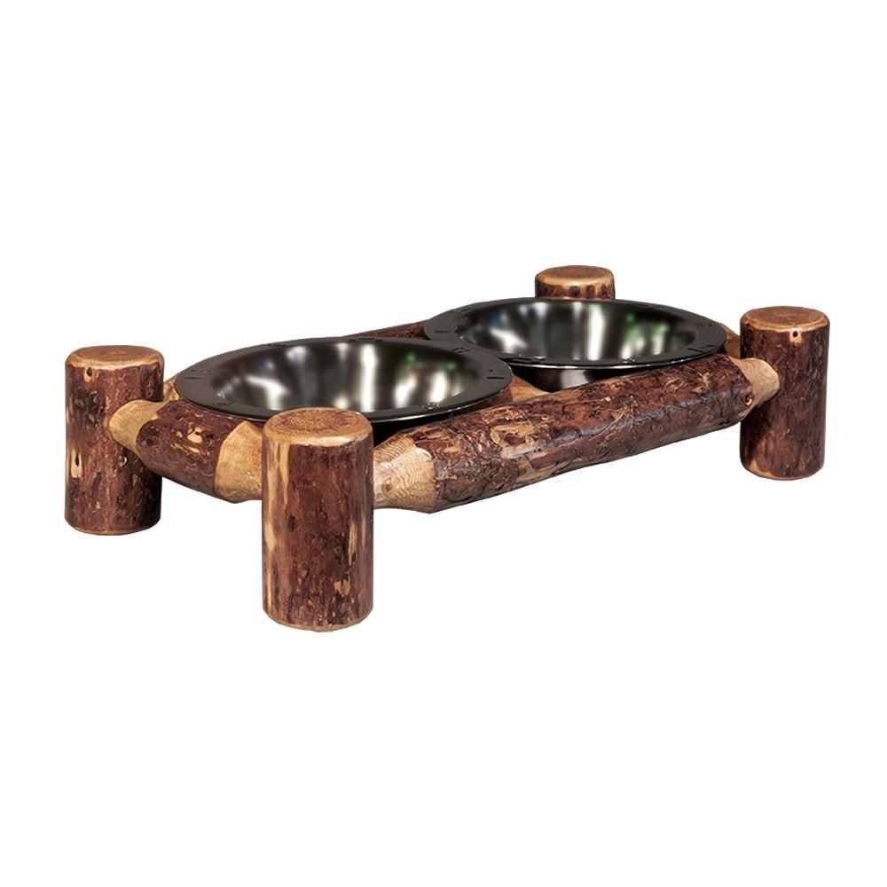 Montana Woodworks Glacier Country Small Pet Feeder by Montana Woodworks