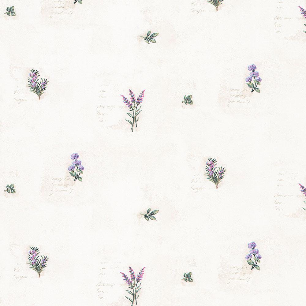 Norwall Herb Flowers Sidewall Wallpaper Kv27431 The Home HD Wallpapers Download Free Map Images Wallpaper [wallpaper376.blogspot.com]