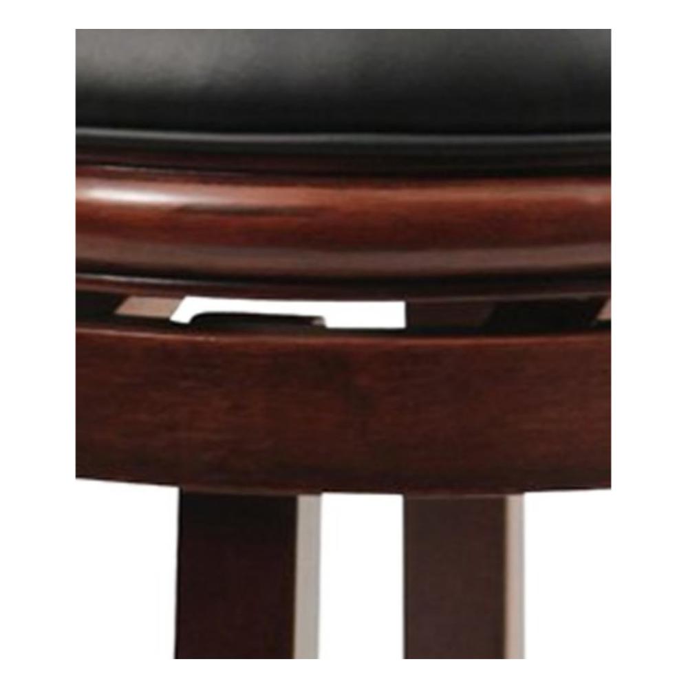 Boraam Augusta 29 In Cherry Swivel Cushioned Bar Stool 49829 The Boraam Augusta 29 In Cherry Swivel Cushioned Bar Stool 49829 The Home Depot