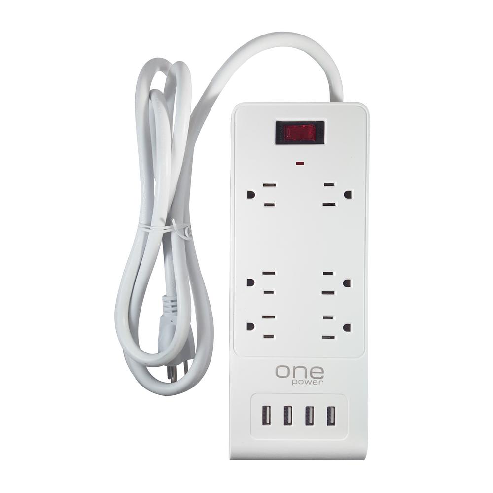 6Outlet Wall Mount Surge ProtectorYLCT30 The Home Depot