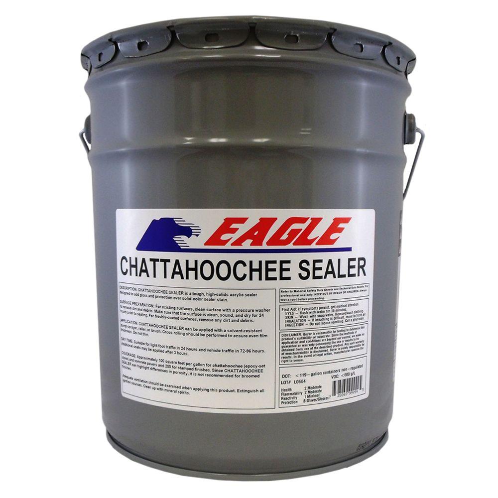 Eagle 5 Gal. Gloss Coat Brown Tinted SemiTransparent Wet Look Solvent