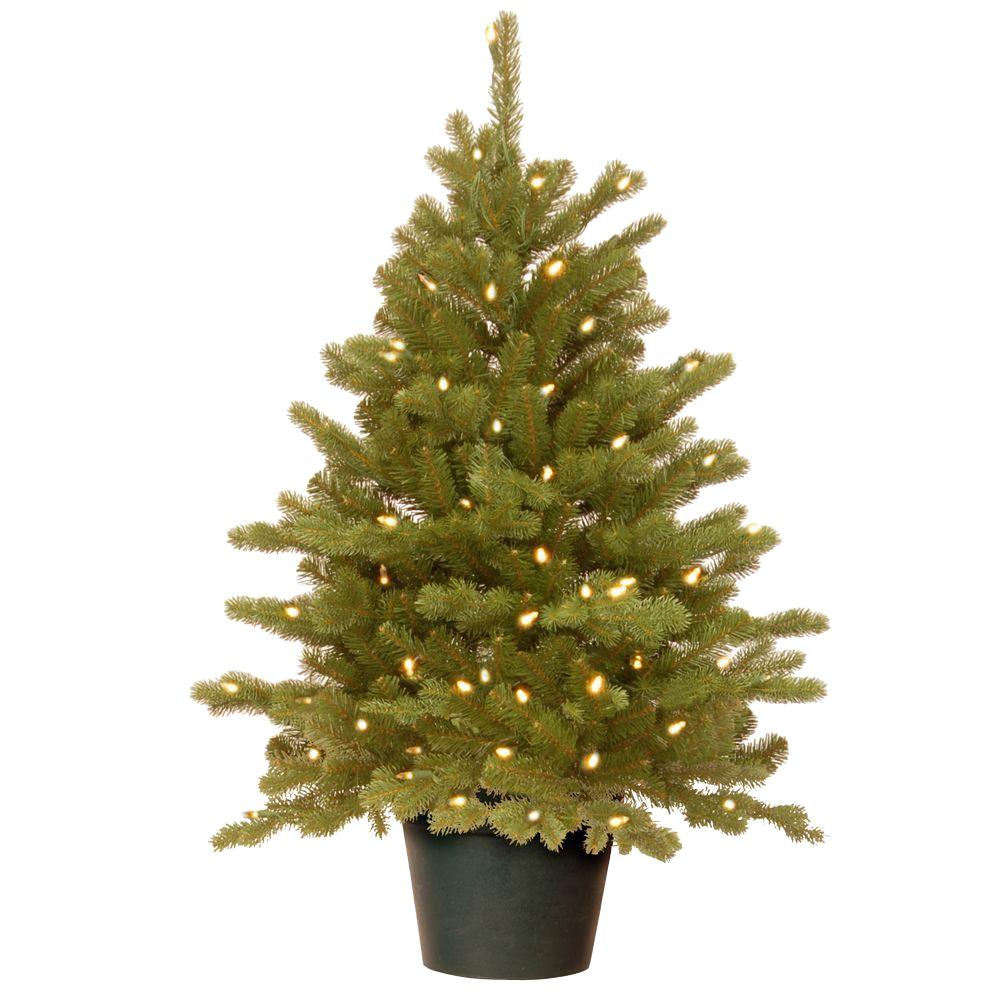 small realistic christmas tree