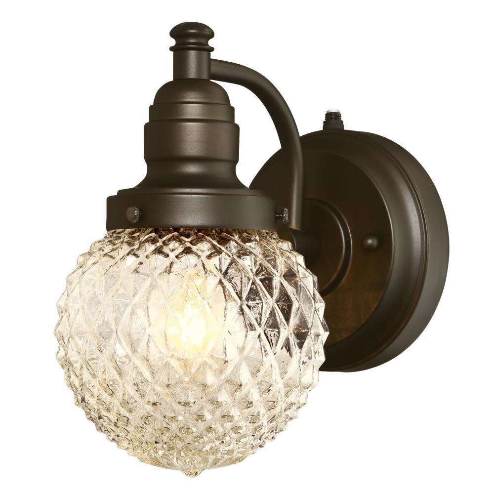 Westinghouse Eddystone Oil Rubbed Bronze 1 Light Outdoor Wall Lantern Sconce With Dusk To Dawn Sensor