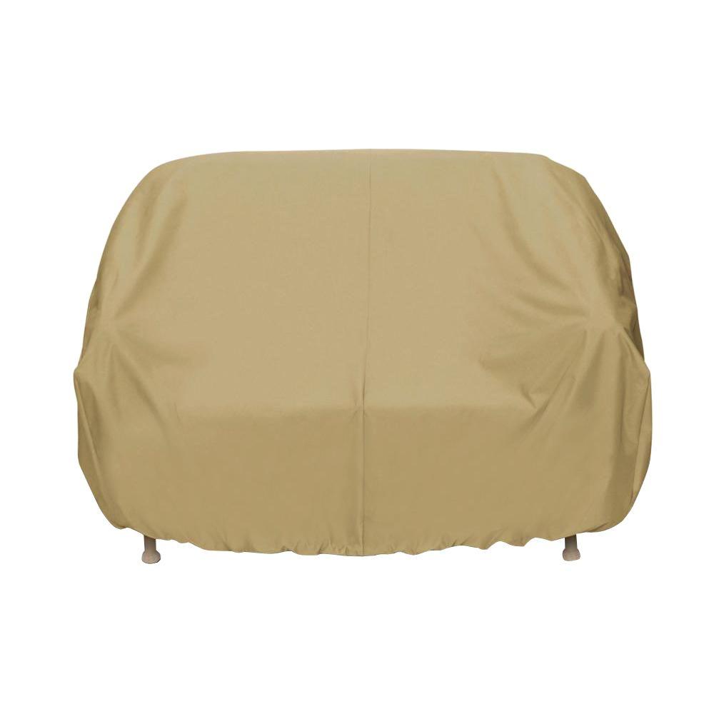 Two Dogs Designs Khaki Patio Sofa Cover2DPF88365 The Home Depot