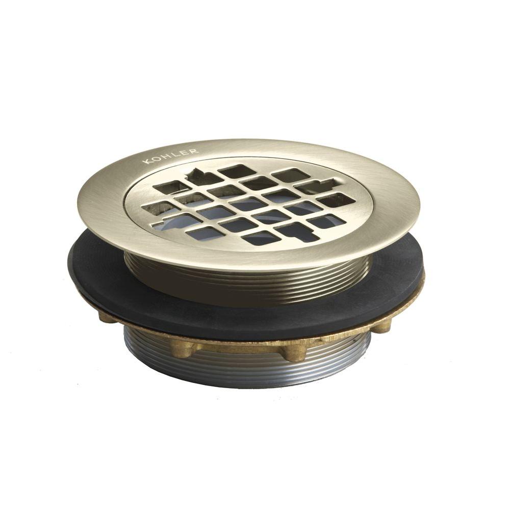 KOHLER Brass Shower Drain in Vibrant Brushed NickelK9132BN The