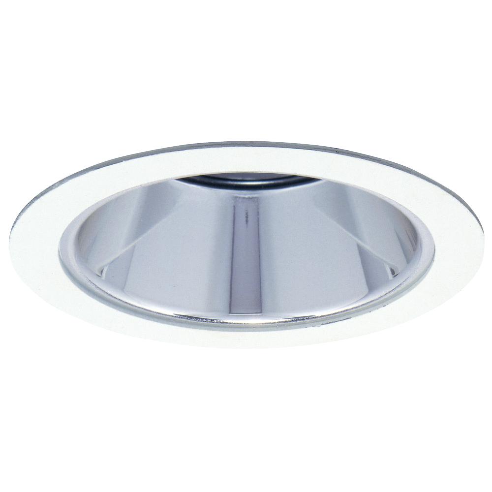 Halo 1421 Series 4 in. Specular Clear Reflector with White Recessed ...