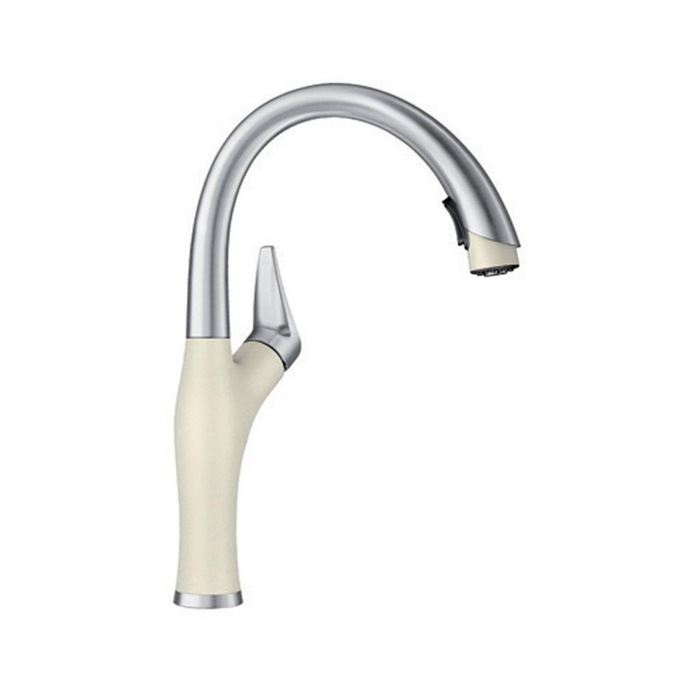 Blanco Artona Single Handle Pull Down Sprayer Kitchen Faucet In
