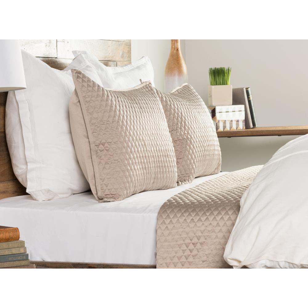 Diamond White Euro Pillow Cover V032512 The Home Depot